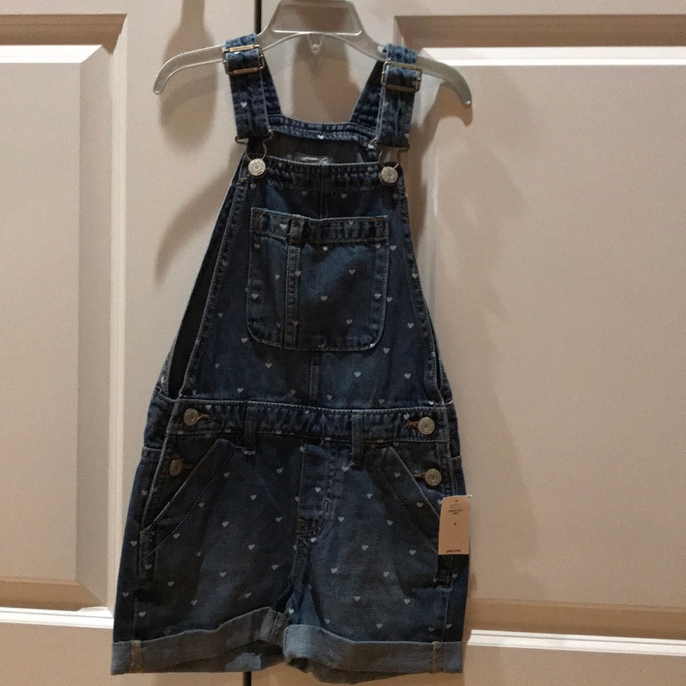 Girls Gap Bib Overall Shorts. Size Small